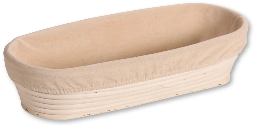 Cos pentru aluat paine, oval 35 x 15 cm, Kesper