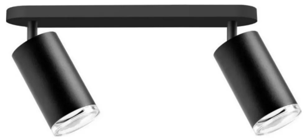 Spot LED RGBW reglabil pentru baie TURYN 2xGU10/6,5W/230V IP44 negru