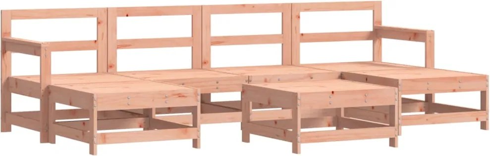 vidaXL Set mobilier de grădină, 7 piese, lemn masiv douglas