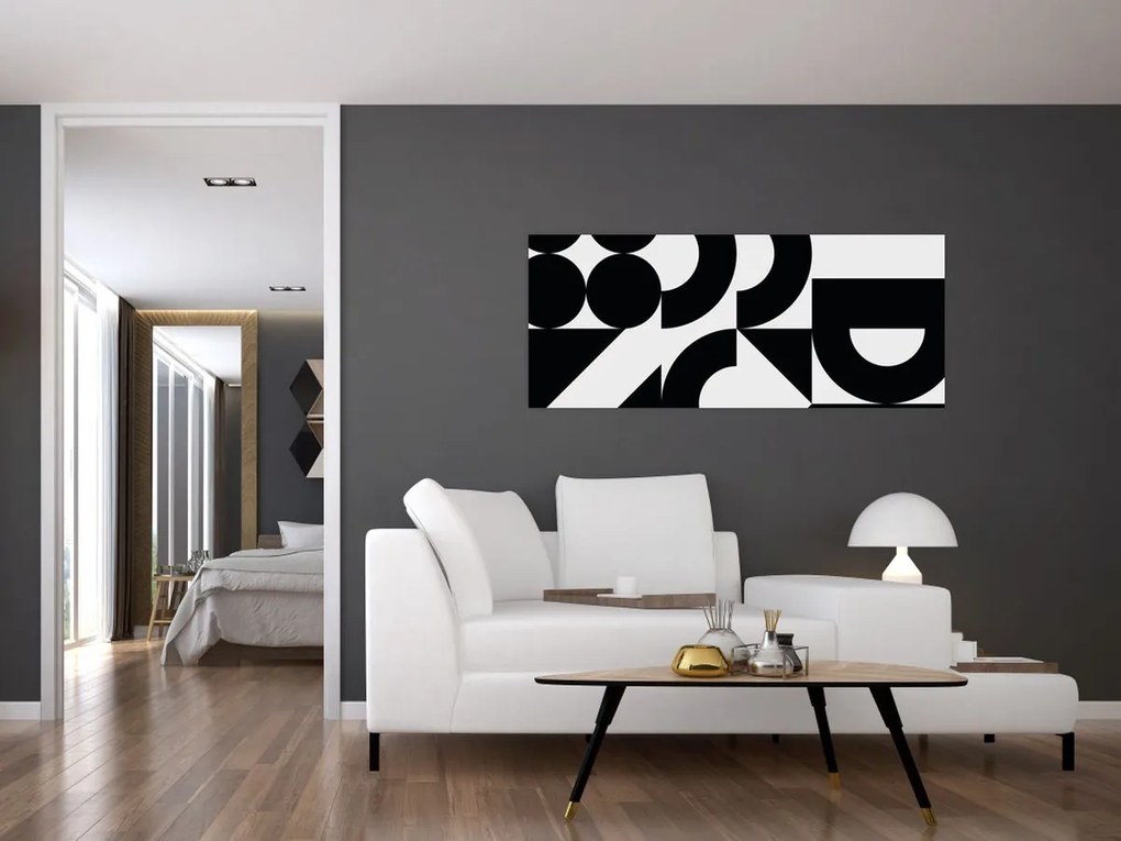 Tablou - Abstracție geometrică N⁰2 (120x50 cm)