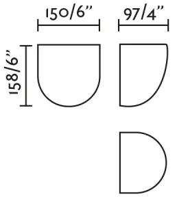 Aplică FARO 63428 KAPPU 1xE14/7W/230V 15,8x15 cm alb