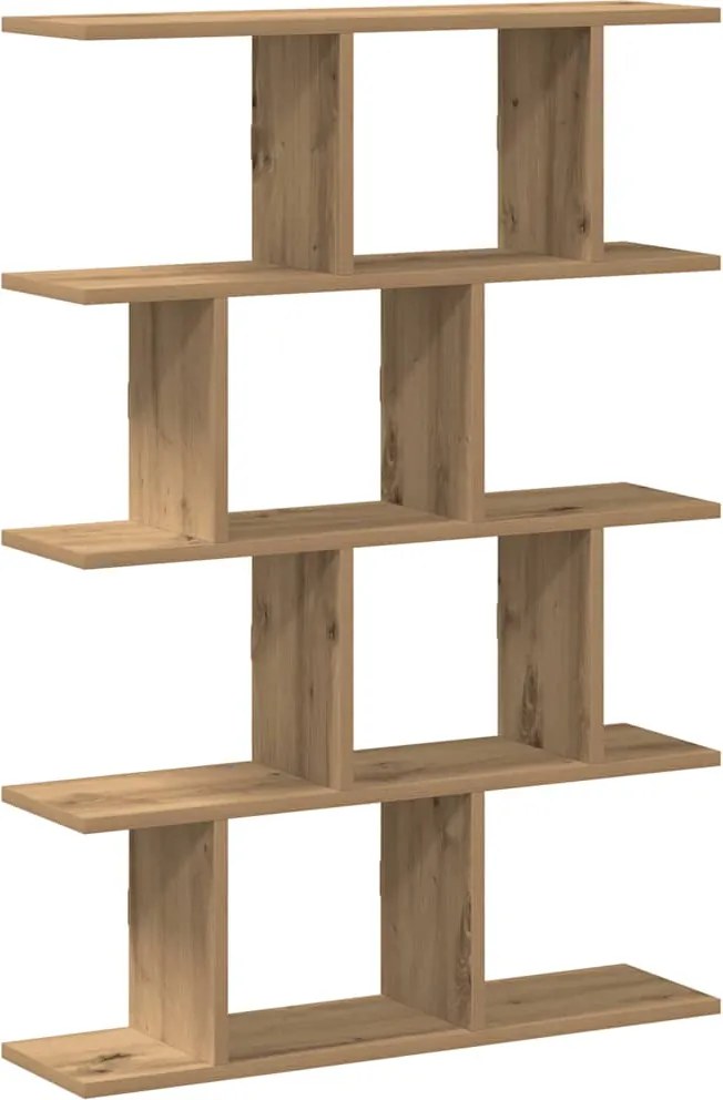 vidaXL Raft cubic de perete cu 12 compartimente stejar artizanal lemn