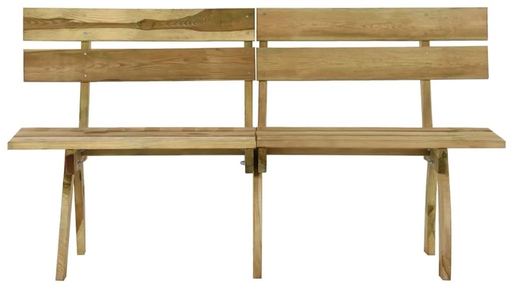 318401 vidaXL Bancă de grădină, 160 cm, lemn de pin tratat