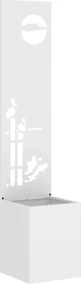 vidaXL Ecran de intimitate pentru grădină Alb 32 x 32 x 150 cm