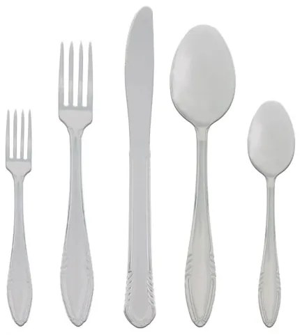 Set tacamuri inox, 30 piese, 6 persoane, Anna