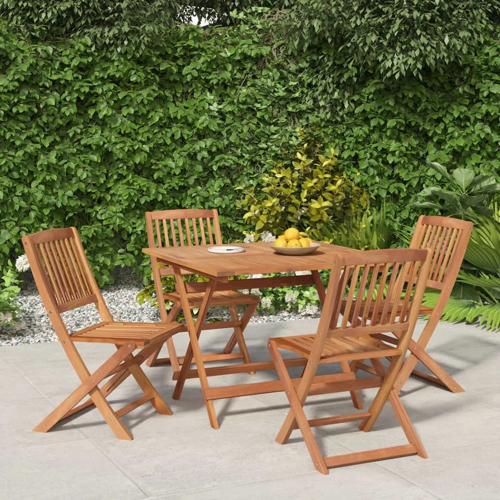 3152900 vidaXL Set mobilier de grădină, 5 piese, lemn masiv de acacia