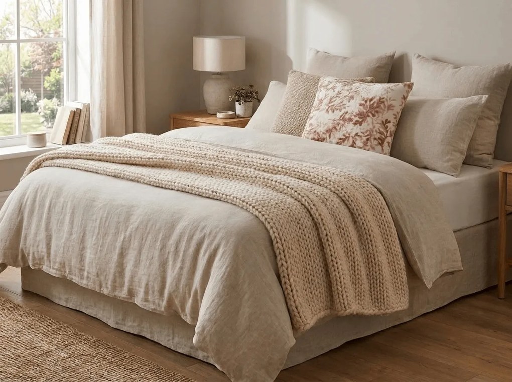 Fata de perna dubla fata DUO SENSE SYLVENA 45x45 cm cocolino/flanel, colorat