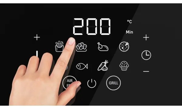 Friteuză cu aer cald WMF MULTI TASTE 1550W/230V negru