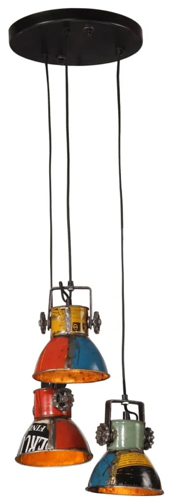 vidaXL Lampă suspendată 25 W, multicolor, 30x30x100 cm, E27