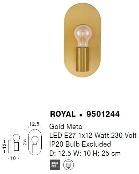 Aplica de perete moderna stil minimalist ROYAL
