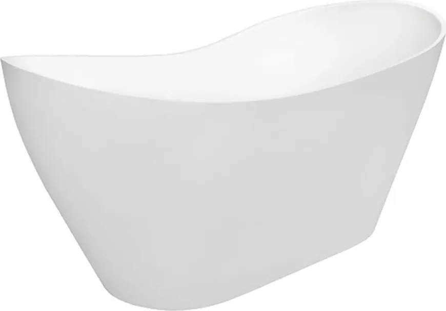 Cada freestanding Besco Viya 170x72 cm alb lucios