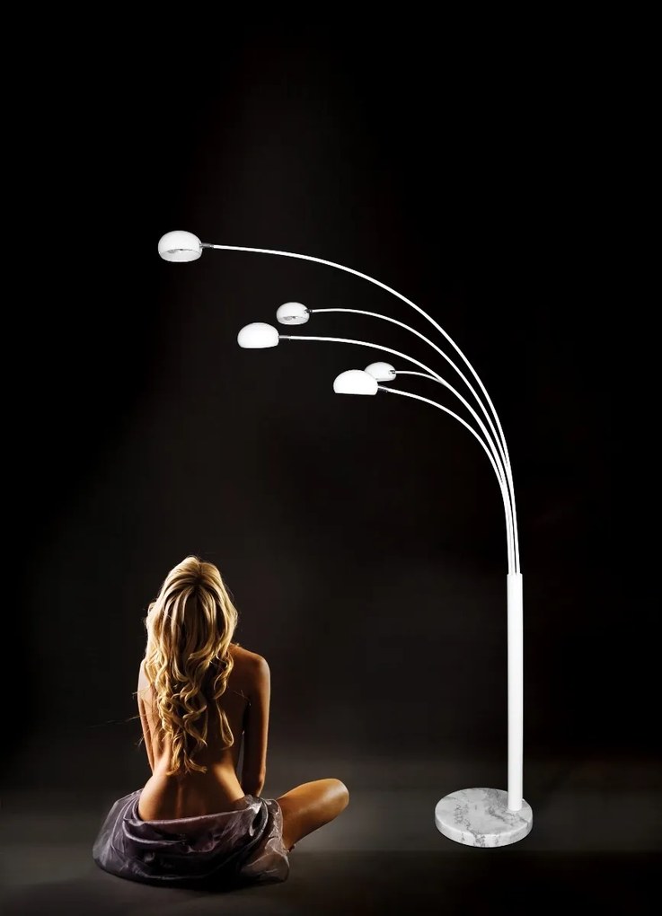 Lampadar design modern Palp chrome