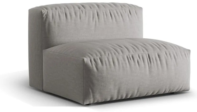 Modul pentru canapea modulară gri deschis (de mijloc) Martina – Micadoni Home