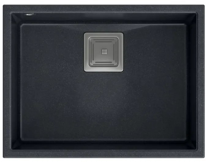 Chiuveta din granit DAVID 50 negru metalic