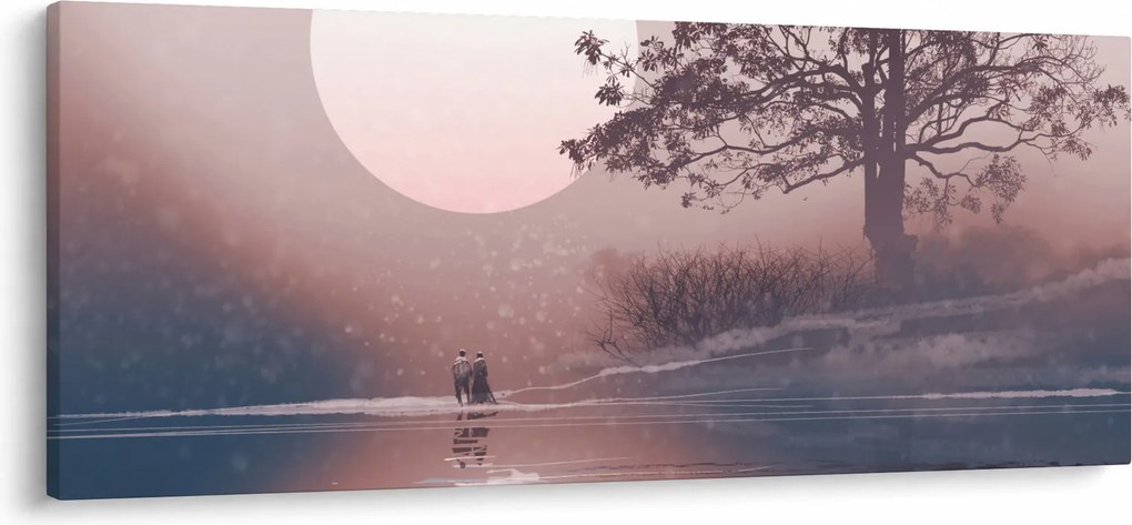 Tablou Perechea îndrăgostită (120x50 cm)