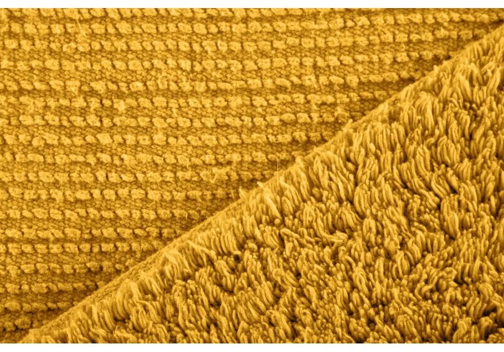 Covoraș de baie galben ocru 100x60 cm Riva - Tiseco Home Studio