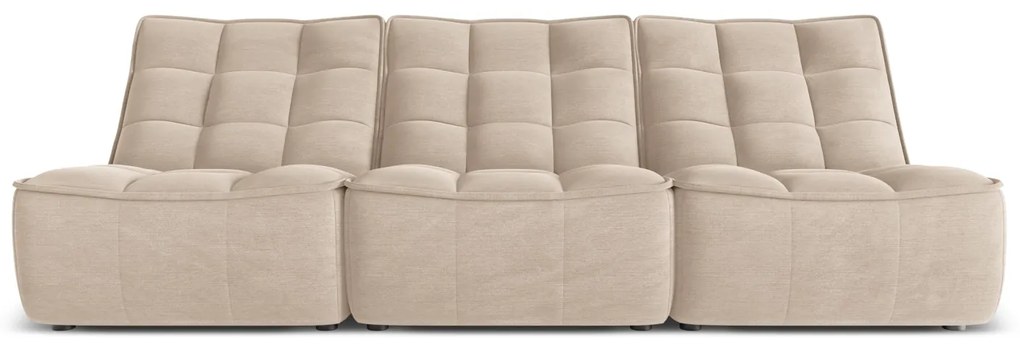 Canapea Moni cu 3 locuri si tapiterie din tesatura structurala