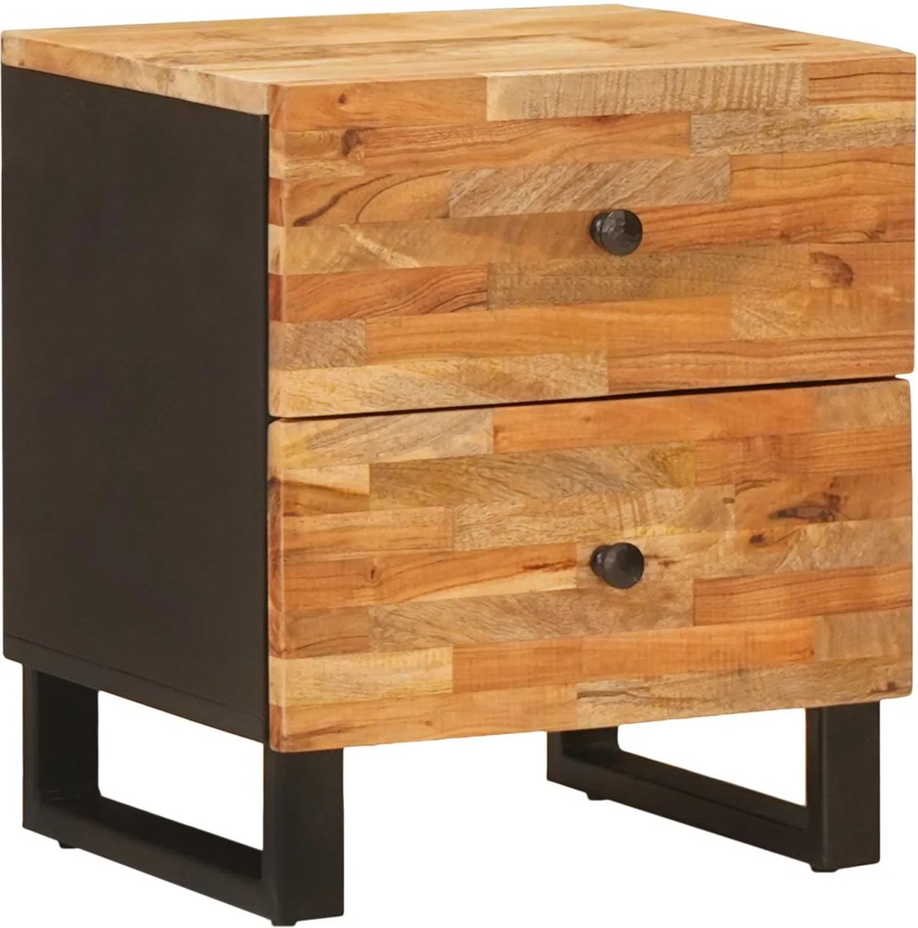 vidaXL Dulap de noapte Maro 40 x 33 x 46 cm Lemn de mango solid