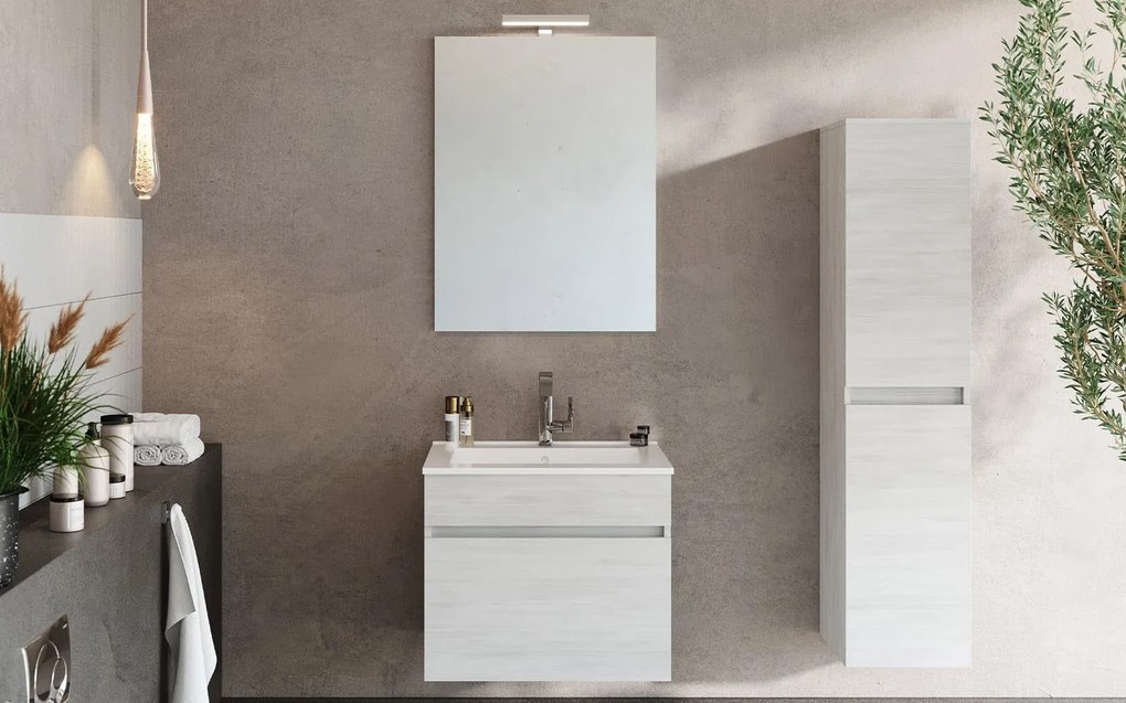 Set lemn masiv Mobilier Baie Suspendat Salta Personalizabil - 120 cm