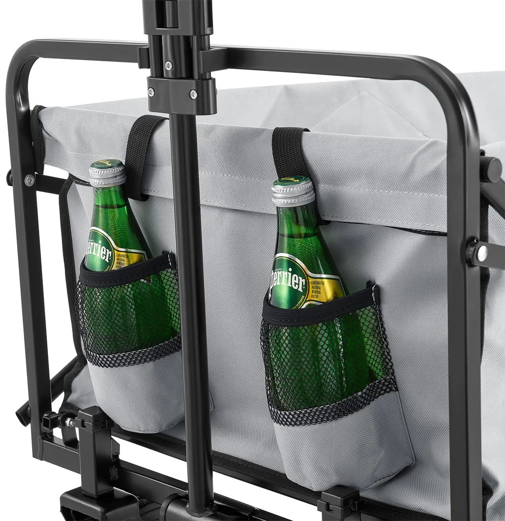 Cărucior de mână gri deschis