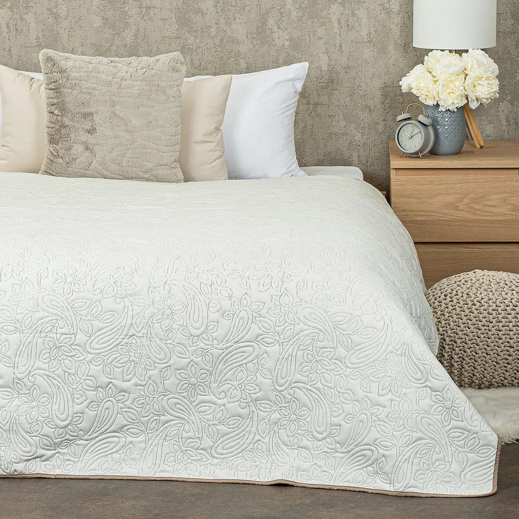 Cuvertură de pat 4Home Doubleface maro/bej, 220 x 240 cm