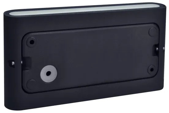 Aplică LED de exterior Solight WO800-B MODENA LED/12W/230V IP54 negru