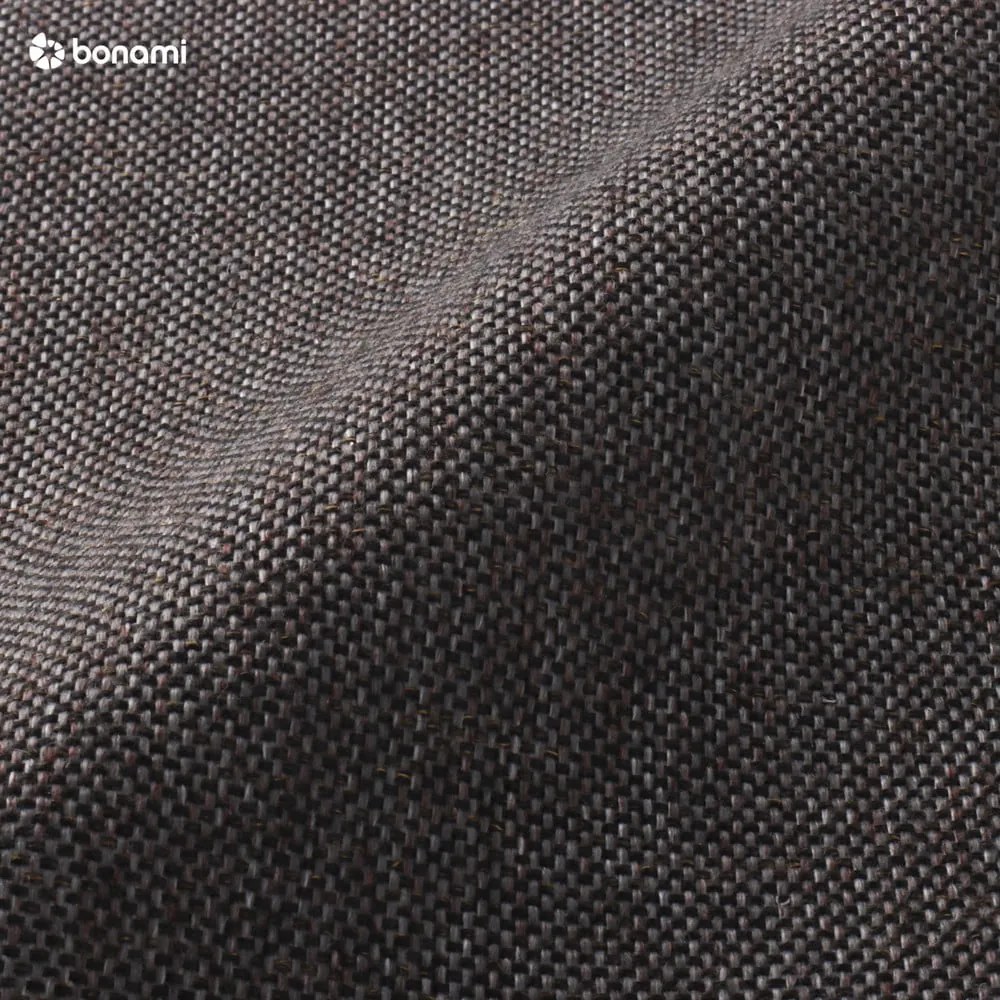 Canapea extensibilă în formă de "U" cu șezlong pe partea dreaptă Miuform Dazzling Daisy, gri închis