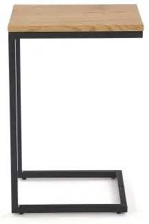 Masă de cafea AURIA, stejar/negru