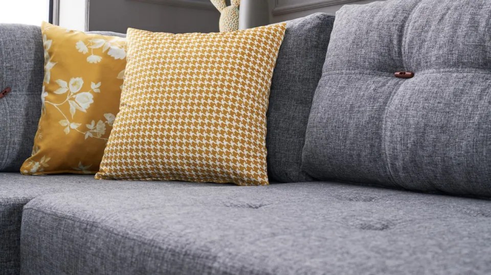 Canapea Extensibilă Manama Corner Sofa Bed Left, Gri