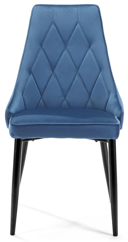 Scaun de sufragerie Selvaraj (albastru închis) (4buc). Promo -25%. 1069581