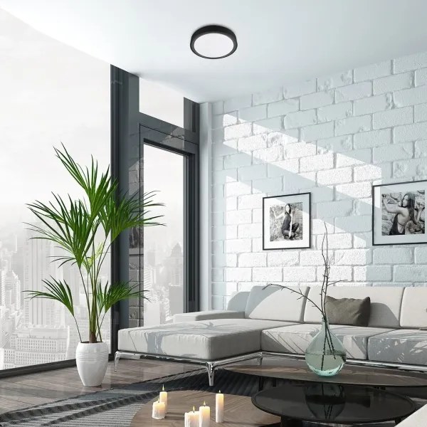 Rabalux - Plafonieră LED RGB dimabilă cu senzor LED/28W/230V + telecomandă