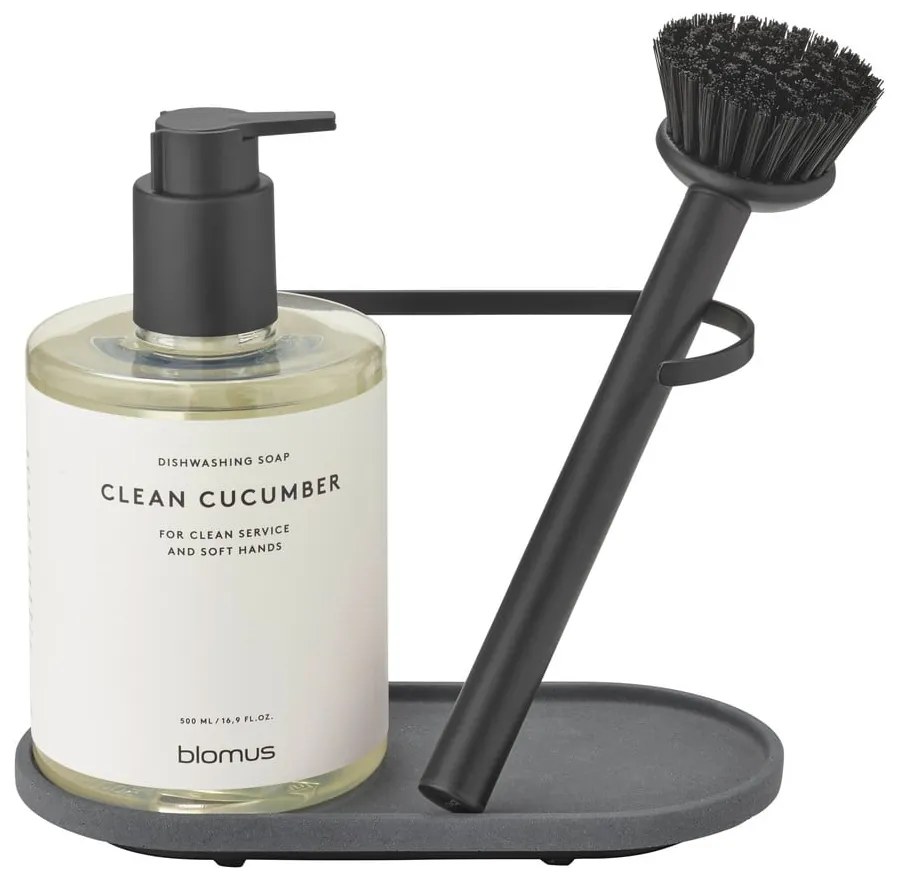 Suport pentru accesorii de spălat gri din beton Dhuva – Blomus