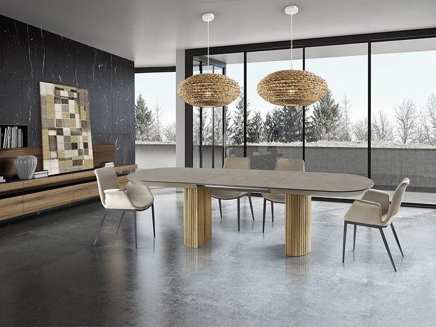 Masa dining extensibila design lux Irati