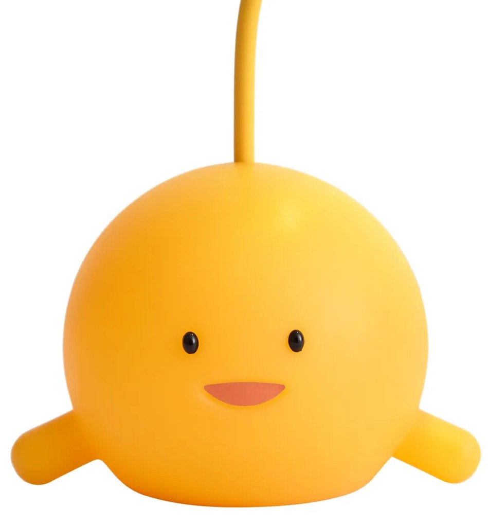 Lampă de masă modernă galbenă cu LED reîncărcabilă - Bulby