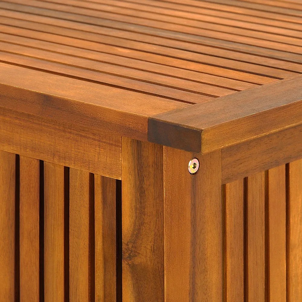 Casaria Ladă de lemn ACACIA, 117x50x59cm, maro natural