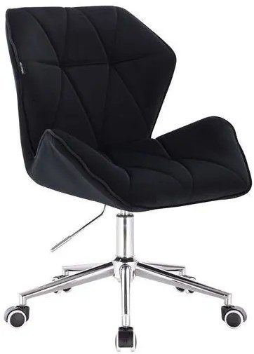 HR212K Scaun Negru Catifea