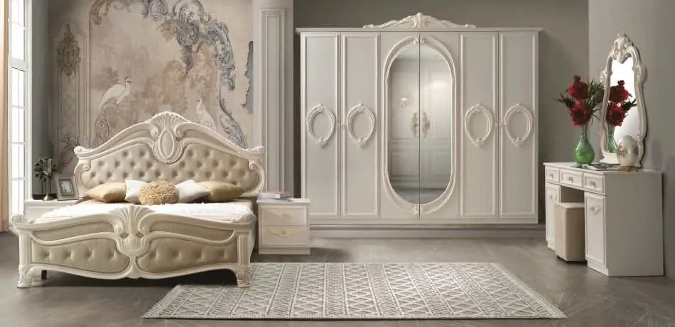 DORMITOR COMPLET FURN 16 ( SOMIERA SI SALTEAUA GRATUITE) , PAT 160/200 CM