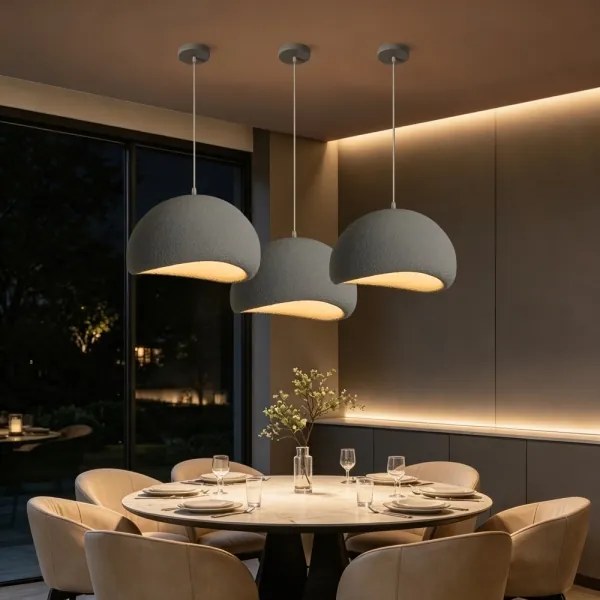 BRILAGI - Lustră suspendată pe cablu WABI SABI 1xE27/60W/230V Ø 40 cm gri