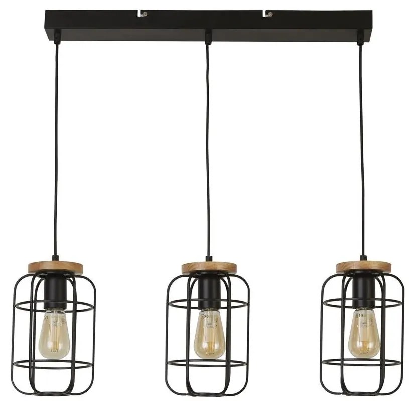 Lustra cu 3 pendule design geometric Vision Cage
