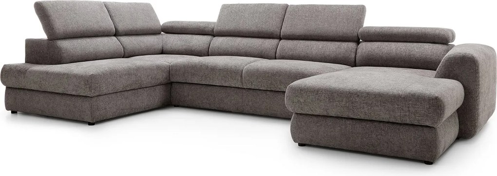 Colțar lemn masiv Bluvel III, 360 × 207 × 78 cm - Stânga
