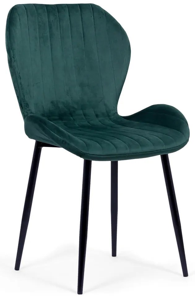 RESIGILAT - Scaun living din catifea BUC 248U verde