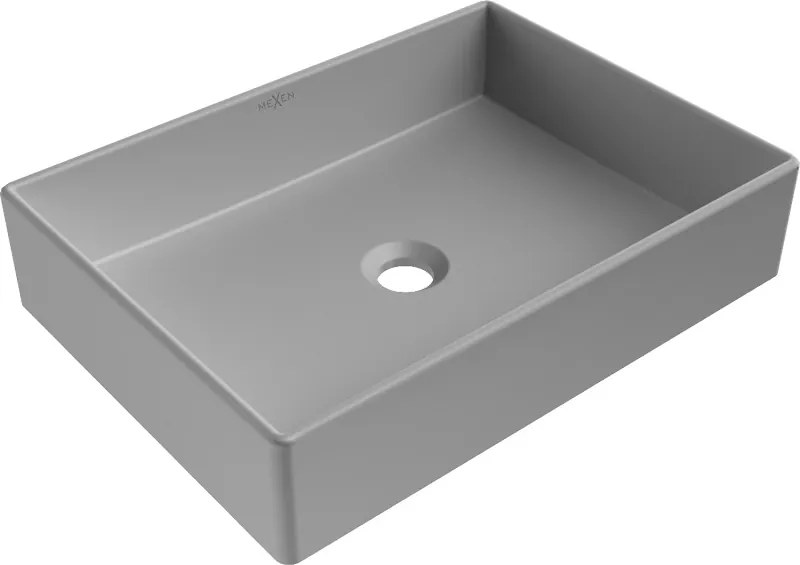 Mexen Goya lavoar deasupra blatului 51 x 37 cm, gri deschis mat - 22185061