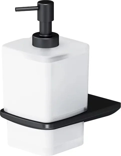 Dozator sapun AM.PM Inspire 2.0 negru-sticla mata 250 ml