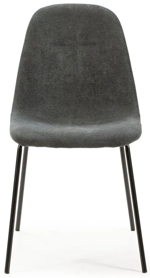 Scaune de dining gri-închis 4 buc. Renne – Marckeric