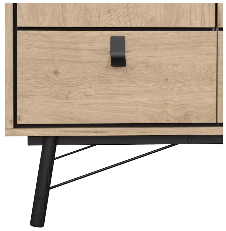 Șifonier cu aspect de lemn de stejar 150x200 cm Ry – Tvilum