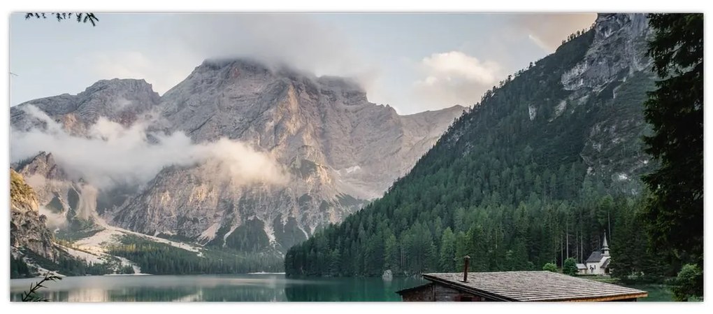 Tablou - Lake Prags (120x50 cm)
