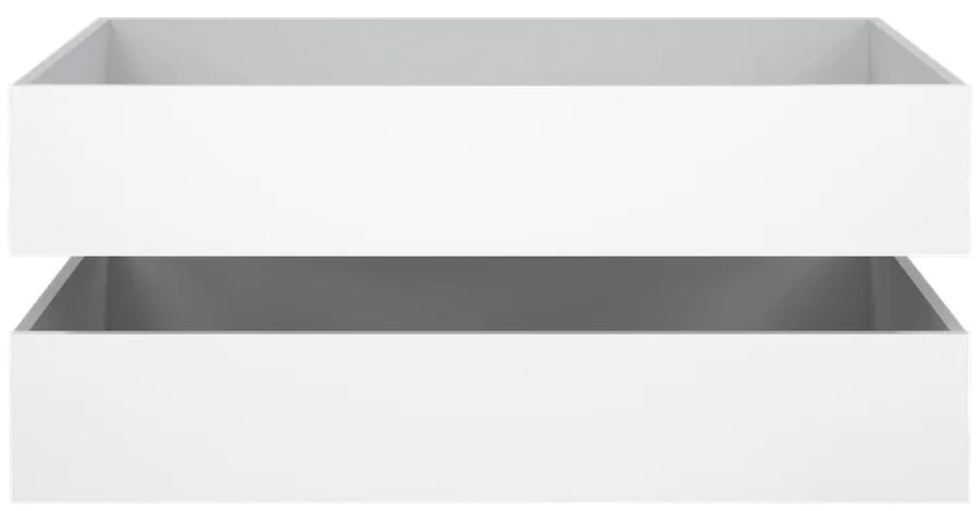 Sertare sub pat albe 2 buc. 90x190/140x190 cm Naia – Tvilum