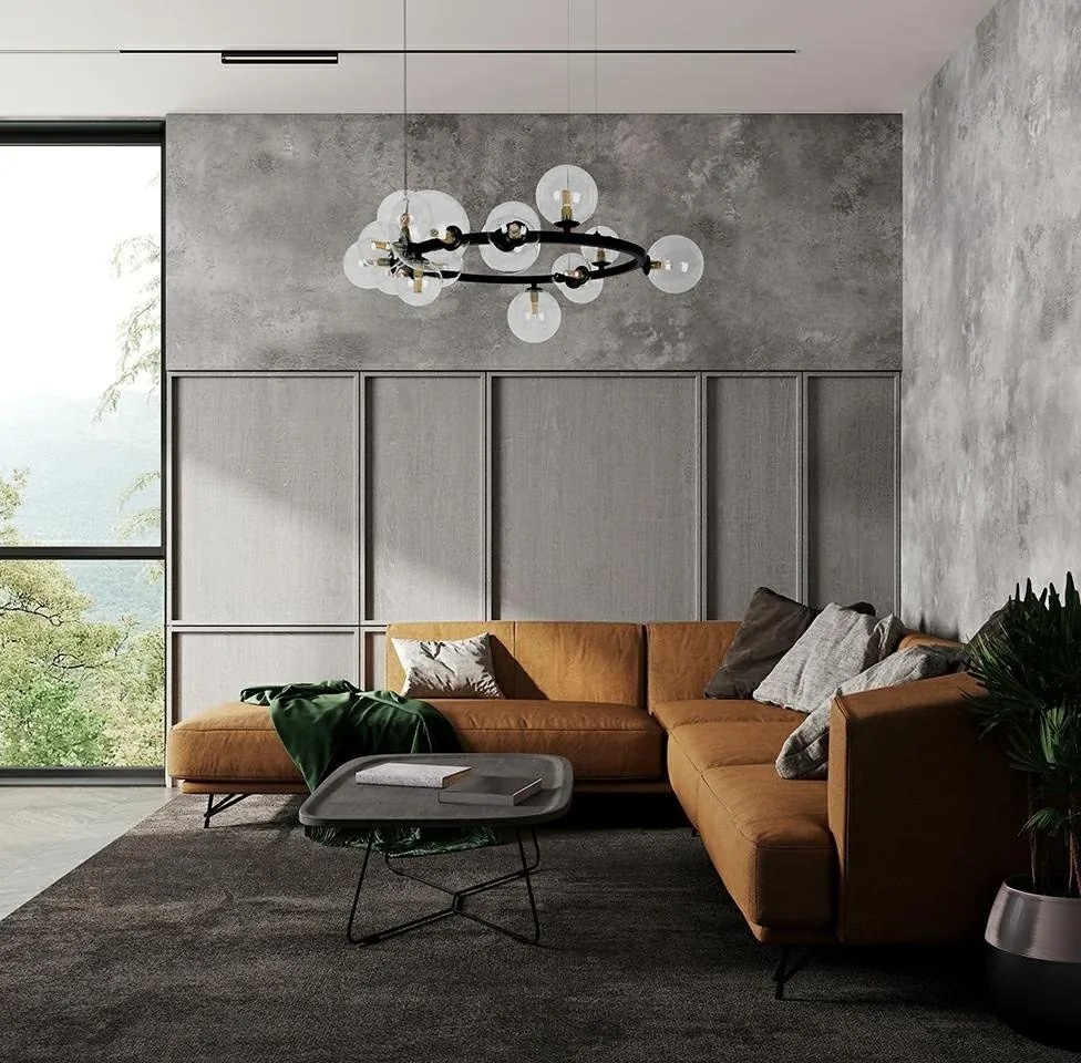 Lustra moderna cu 15 de surse de lumina LINEA R85
