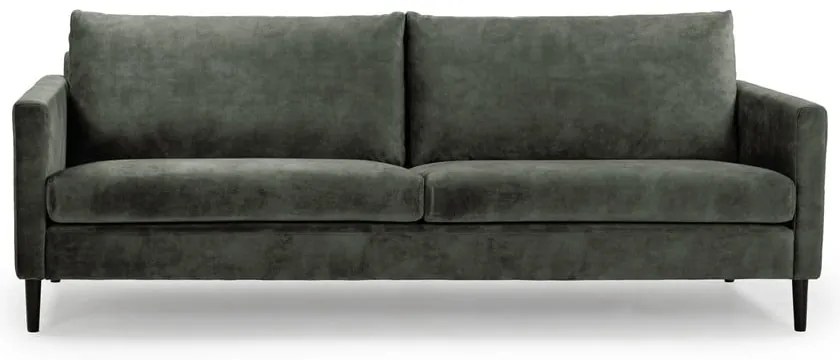Canapea verde/gri din catifea 220 cm Adagio - Scandic