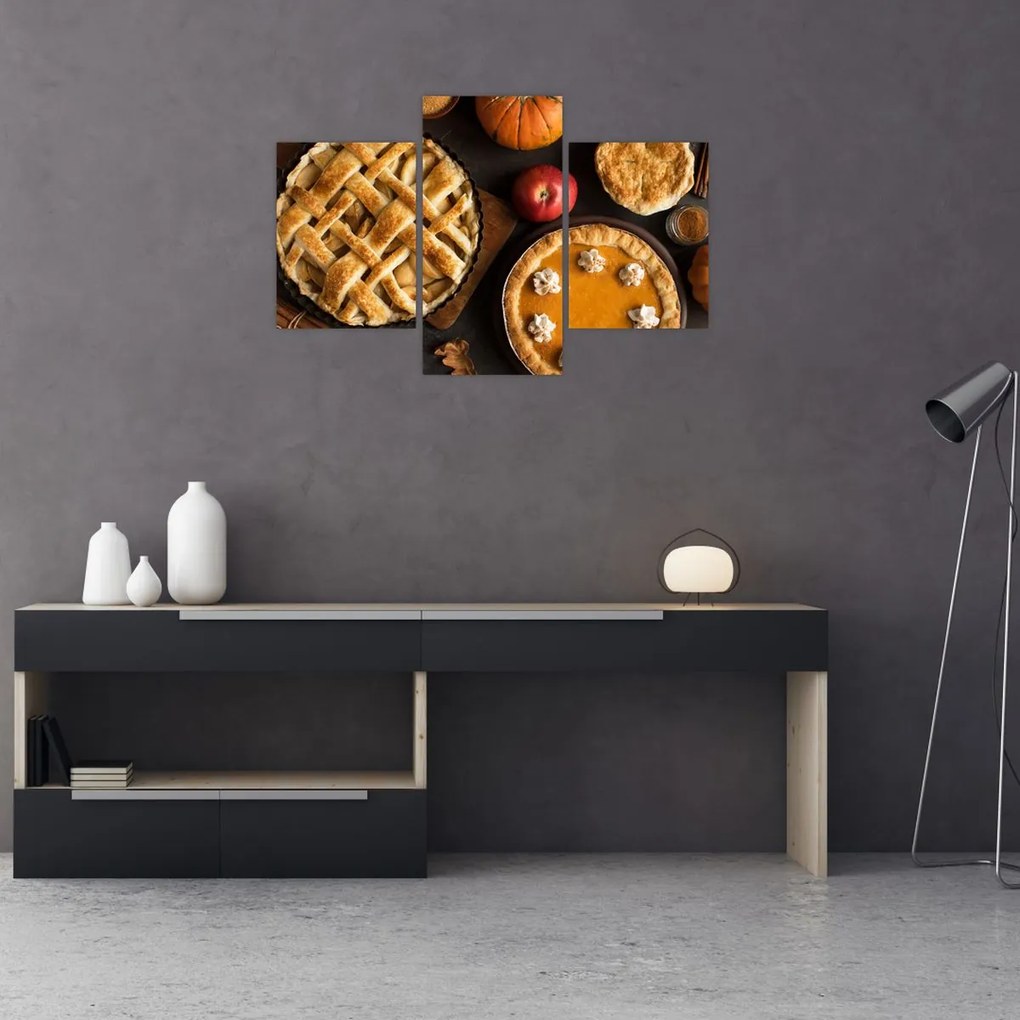 Tablou - Plăcintă de dovleac (90x60 cm)